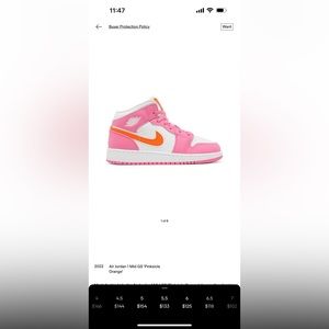 pinksicle orange air jordan 1 mids